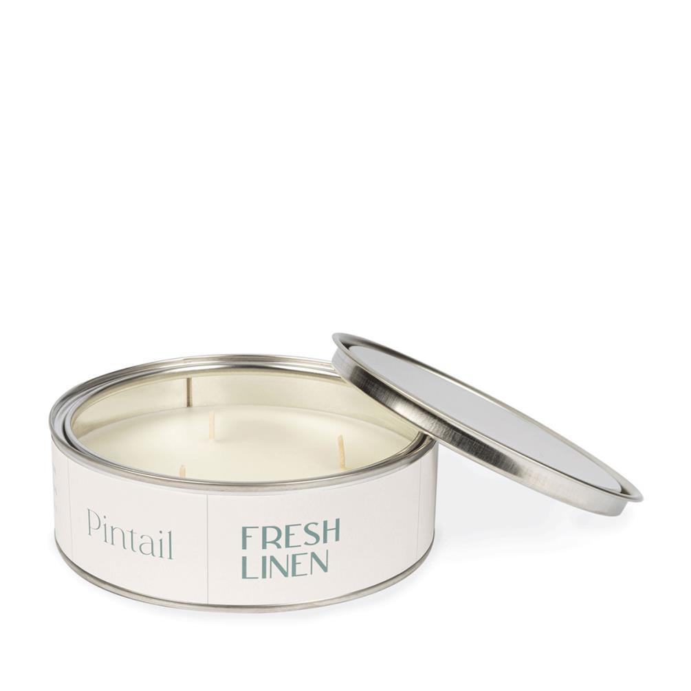 Pintail Candles Fresh Linen Triple Wick Tin Candle £15.29